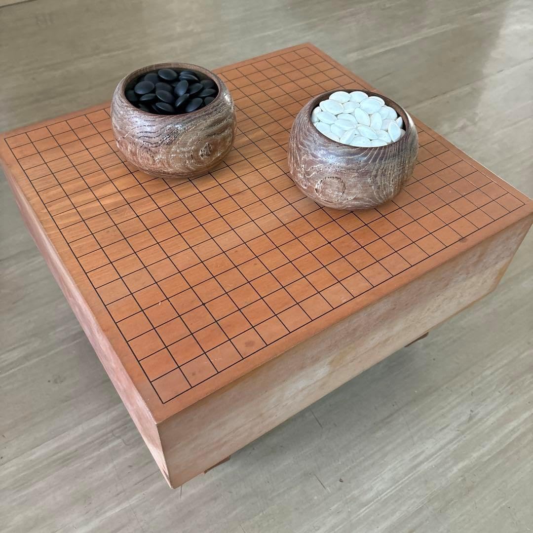 囲碁セット 木製ボードと石 囲碁セット 木製ボードと石